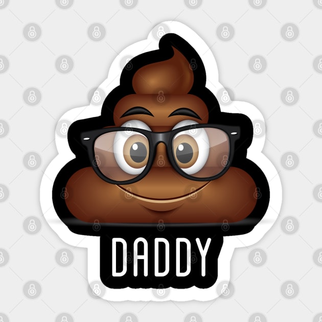 Daddy Poop Family Matching Sticker by LotusTee